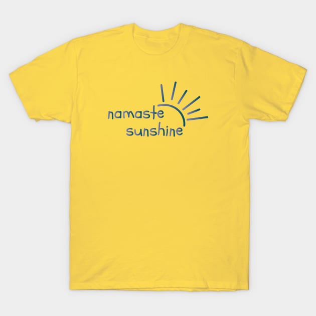 Namaste Sunshine Gradient T-Shirt by Food in a Can